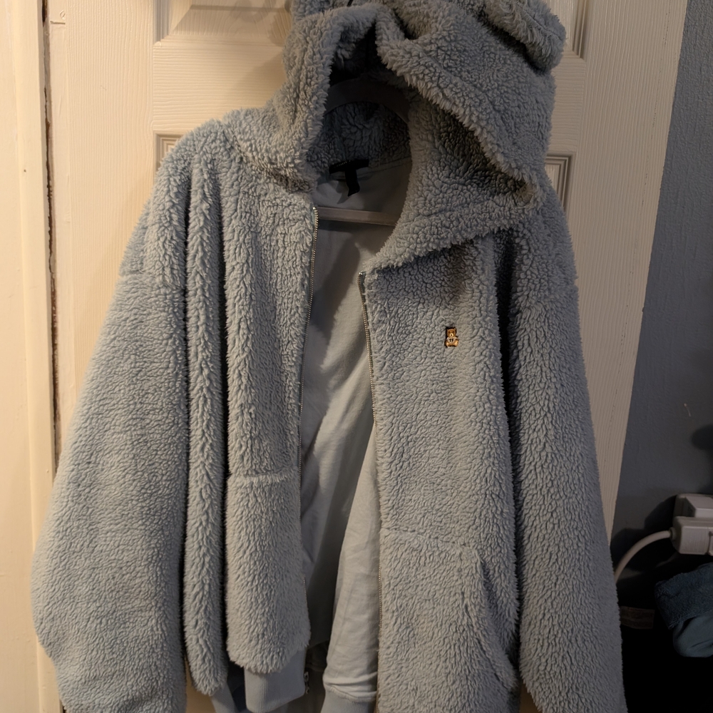 Teddy Fresh Gray Fleece Jacket